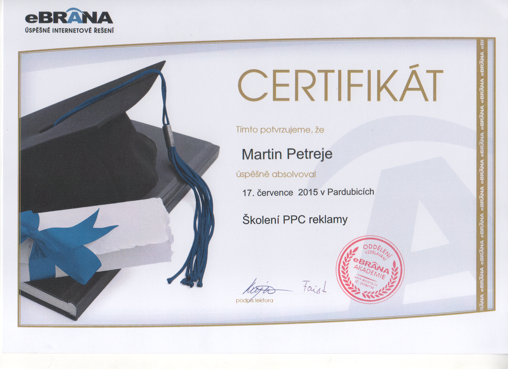 PPC - Martin certifikát